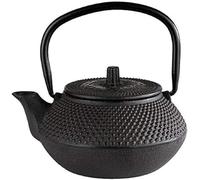 Tetera APS ASIA de hierro fundido, esmaltada por dentro con tapa y asa extraíbles, Ø 12,5 cm, negra
