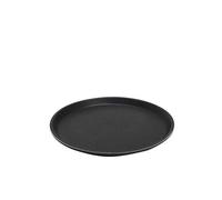 APS Bandeja Gastro, bandeja negra para servir, bandeja de PRFV con superficie antideslizante, Ø 27,5 x altura 2 cm, negra