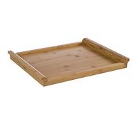 APS Bandeja GN 1/2 de bambú - Apta para Servir, Transportar y Arreglar - 32,5 x 26,5 cm/Altura 3 cm, Marrón