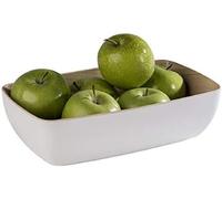 APS Bol Frida, bol de 1/4, bol de melamina, para 1,8 litros de capacidad, 26,5 x 16,2 cm, 7,5 cm de altura, blanco