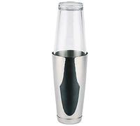 APS Boston Shaker, taza de 700 ml + vaso de 400 ml, apto para alimentos, apto para lavavajillas, coctelera noble, acero inoxidable pulido