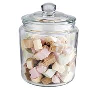 Tarro de almacenamiento APS "Classic" - Tarro de almacenamiento de vidrio de alta calidad con capacidad de 0,9 litros - sus productos se mantienen frescos gracias a la tapa de vidrio con sello, tarro de almacenamiento