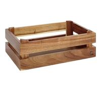 Aps Caja de Madera - Super Caja de Madera de Acacia, 29 x 18,5 cm, Altura: 10,5 cm