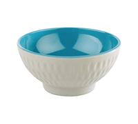 APS Carcasa - Asia Plus de melamina 13 cm de diámetro, altura: 5,5 cm, interior: Cream, brillante, Exterior: Gris, mate