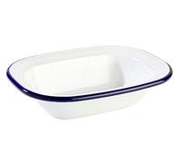 APS Carcasa - Enamelware de, chapa de acero esmaltado, 16 x 12 x 3,5 cm
