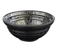 APS Carcasa - Glamour de melamina, color negro, 12 cm de diámetro, altura: 5 cm