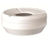 APS Cenicero aprox. Diámetro 10Cm, H: 4cm melamina apilable, color blanco