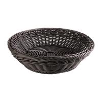 APS cesta redonda, polipropileno, negro, diámetro 29cm, h: 7cm