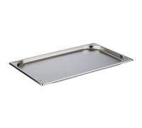 APS 81100 Contenedor GN 1/1, contenedor gastronorm de acero inoxidable/dimensiones 32,5 x 53 cm/profundidad 20 mm/volumen 2,5 litros