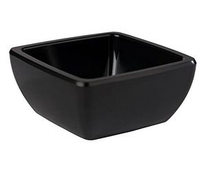 APS cuenco 6,5 x 6,5 cm, H: 3 cm melamina, negro, 0,05 Liter