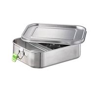 APS Fiambrera de Acero Inoxidable Duradera 1400ml In ivisor/Caja de Almacenamiento de Alimentos a Prueba de Fugas/Caja bento para niños, Ocio y Adultos/lonchera Grande