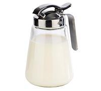APS-Germany 00765 jarra de leche Vidrio Plata, Transparente 0,3 L - Jarras de leche (Vidrio, Plata, Transparente, Monótono, 0,3 L, 85 mm, 85 mm)