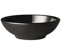 APS gf143 melamina cuenco redondo, 4,5 cm tema altura, Pure negro