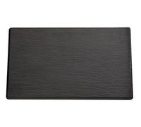 APS GN 2/4 - Slate - Bandeja de melamina, Negro, imitación Pizarra, 53 x 16,2 cm, h 1,2 cm