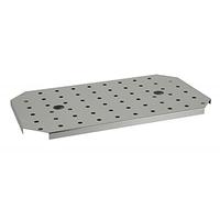 APS GN scolapasta - Acciaio inossidabile per contenitori Gastronorm, adatto per GN 1/1 - dimensioni: 25 x 45 cm, Altezza: 1,5 cm
