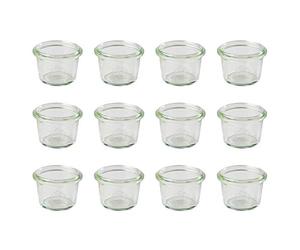 APS Gourmet de vasos, 12 unidades, Mini Forma de botes, 35 ml, 5 cm de diámetro, altura: 3,5 cm