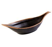 APS hojas Carcasa - Crocker de melamina, color marrón, 42 x 14 x 9,5 cm