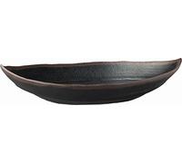 APS Hojas Carcasa - Marone de, melamina, Negro, 25,5 x 14 cm, h: 5,5 cm