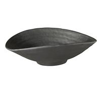 APS - Modelo : 83724 - Bol Ovalado Negro, Cuenco Decorativo - Dimenciones : 17,5 X 15,5 X 5,5 Cm