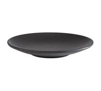 APS Nero 85063 - Plato (21 cm de diámetro, 3 cm de altura, melamina, color negro)