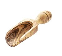 APS Pala de oliva - Longitud: 13,5 cm de madera de olivo (cada pieza es única. El color y las vetas pueden variar)