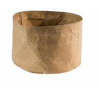 APS Panera redonda de fibra natural y resina, diámetro 20 x 13 cm, color beige 30450