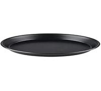 APS Plato de pizza redondo Ø 40/38,3 x 2,5 cm - bandeja de pizza de chapa azul, sin revestimiento, de larga duración, para la cocción profesional de pizzas