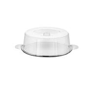 APS Plato para tartas bonete - plato para tartas de alta calidad hecho de acero inoxidable Fabricado en Alemania - duradero y apilable - 30 x 11cm, no apto para el lavavajillas