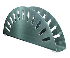 APS servilletero 17 x 3 cm, altura 7 cm 18/8 acero inoxidable mate individualmente en caja de cartón