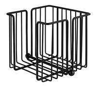 APS Servilletero Urban de metal cromado, soporte para servilletas de 1/4 pliegue con pespunte, 19 x 19 cm, 18 cm de altura, para 150 servilletas
