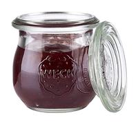 APS Set de 12 tarros Originales WECK de 75 ml con Tapa - Ø 5,5 cm/H 6 cm/Forma de Mini tulipán