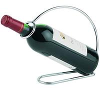 APS Portabotellas, portabotellas de Metal, portabotellas de Vino, Cromado, 6 x 23 cm, 20 cm de Altura