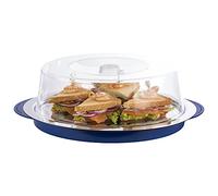 APS Thermo-Set 5 piezas - Juego de bandejas compuesto por una cubeta estable, una bandeja de acero inoxidable, dos acumuladores de frío y una campana de frescura