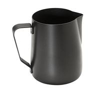 APS universal Tetera de acero inoxidable en negro con un diámetro de 10,5 cm y 13 cm de altura