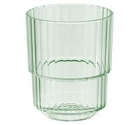 APS Vaso de Plástico Tritán de, Sin BPA, Apto para Lavavajillas, Irrompible, Reutilizable, 150 ml, Verde Claro