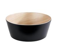 APS Villeroy & Boch Frida - Cuenco (melamina, diámetro de 26,5 cm, altura de 10,5 cm), color beige y negro