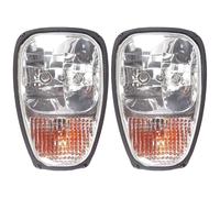 APSMOTIV Juego de 2 faros delanteros para JCB 2CX, 3CX, 4CX - Faros delanteros izquierdo y derecho - 12V 55W - Reemplazo estilo OEM, resistente