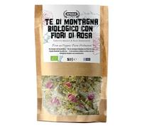 APSOGO Té de Montaña Orgánico con Rosa - Infusión Herbal Premium de Grecia - Sabor Delicado y Aroma Floral (50g)