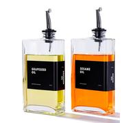 APT 1101 Dispensador de aceite de oliva para cocina, dispensador de aceite de cocina, juego de dispensador de aceite y vinagre, botella de aceite de oliva, dispensador de salsa de soja, botellas de