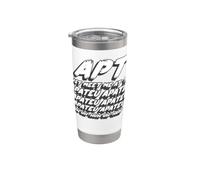 APT Just Meet Me en el Apateu Apateu Uh Uh-Huh Uh-Huh |Canción Vaso térmico de acero inoxidable de doble pared