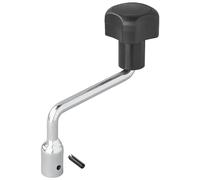 APT Palanca de manivela para rueda de apoyo, 60 mm, longitud 110 mm, para remolques y caravanas