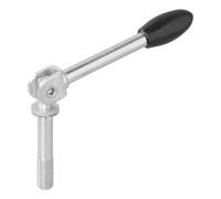 APT Palanca para abrazadera de rueda jockey plegable M12 para soporte de abrazadera de 48 mm