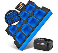 Aptex - Espuma para 8 baterías Bosch PBA 4.0 Ah para Bosch L-Boxx
