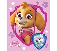 APTEX Paw Patrol Fleecedecke Manta Suave Manta Rosa 100 X 140CM