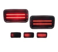Aptfkec Para Mitsubishi Para Montero Sport 1999 2000-2004 2X Luz Freno Para Parachoques Trasero Reflector Trasera Señal Giro Con LED Rojo njunto luz trasera