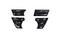 APTKCMCNVG para BMW 5 6GT 7 Series G30 2017-2023 Control Aire Acondicionado para Tablero Botones CA Kit Reparación Cubierta Interruptor Rejilla Aire Acondicionado(Model A-Black)
