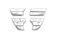 APTKCMCNVG para BMW 5 6GT 7 Series G30 2017-2023 Control Aire Acondicionado para Tablero Botones CA Kit Reparación Cubierta Interruptor Rejilla Aire Acondicionado(Model A-Silver)