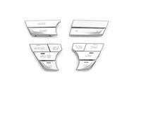 APTKCMCNVG para BMW 5 6GT 7 Series G30 2017-2023 Control Aire Acondicionado para Tablero Botones CA Kit Reparación Cubierta Interruptor Rejilla Aire Acondicionado(Model C-Silver)