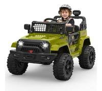 Aptliton Coche Eléctrico Niños 12V BDM-0922-G2 Doble Motor 35W Batería Longwei 4.5Ah Cargador Izquierdo 500mA Mando a Distancia 2.4G LED Bluetooth Niños 1-8 Años