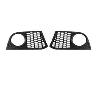 Apto for B/M/W/Serie 5 F10 F18 520 523 525 2011 2012 2013 2014 1 par de accesorios for coche 2 piezas de parachoques antiniebla lámpara parrilla(With fog light holes)